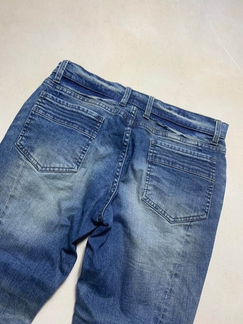 Balmain 00s Schussel Biker denim /kadoya /balmain style Size US 29 - 9 Thumbnail