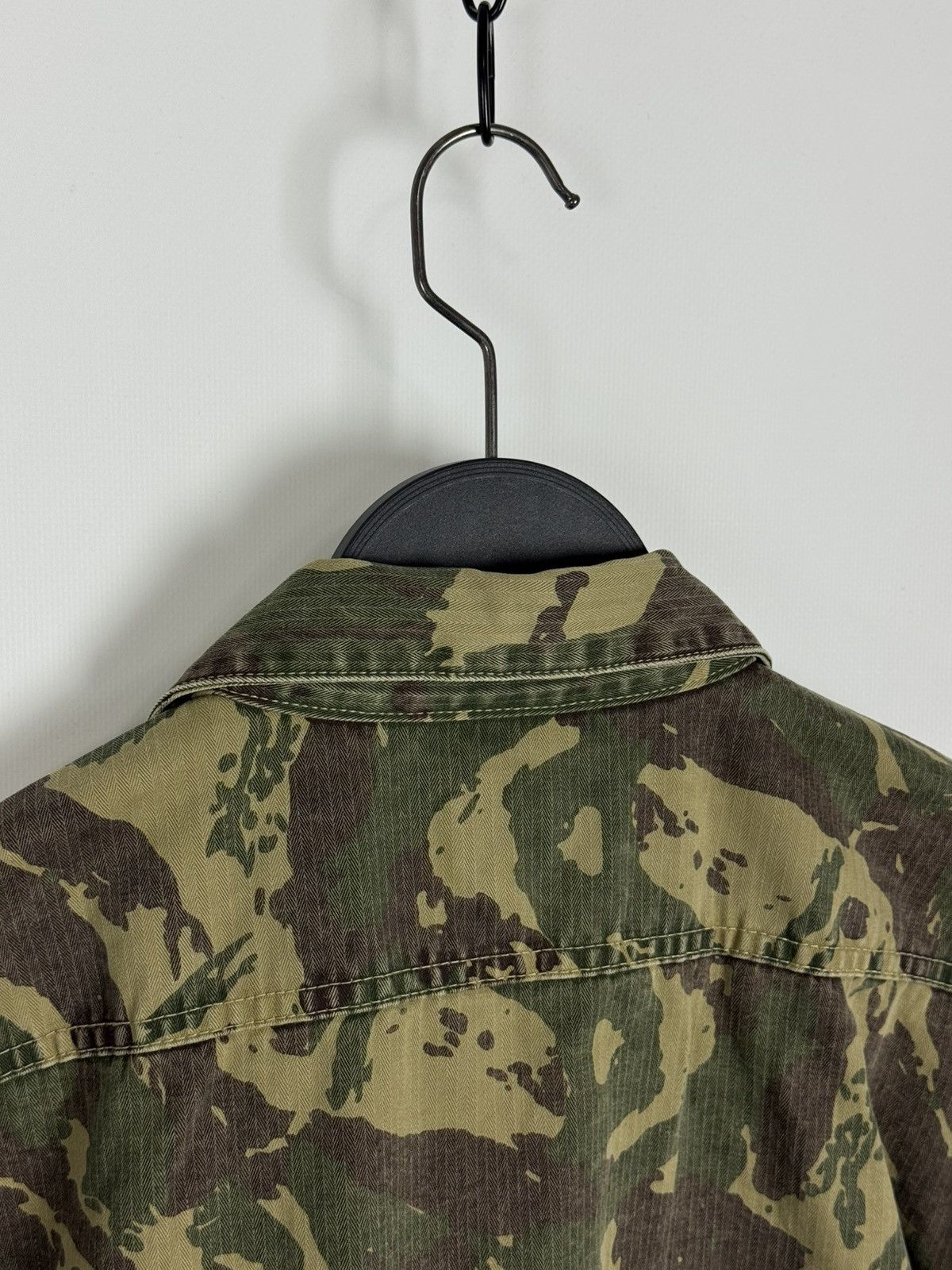 Momotaro Jeans Momotaro Jeans Herringbone Camouflage Pockets Light Jacket Size US L / EU 52-54 / 3 - 14 Thumbnail