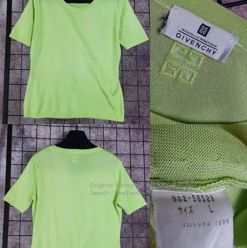 Givenchy Givenchy Green Short Sleeve T-Shirt . Size L / US 10 / IT 46 - 1 Thumbnail
