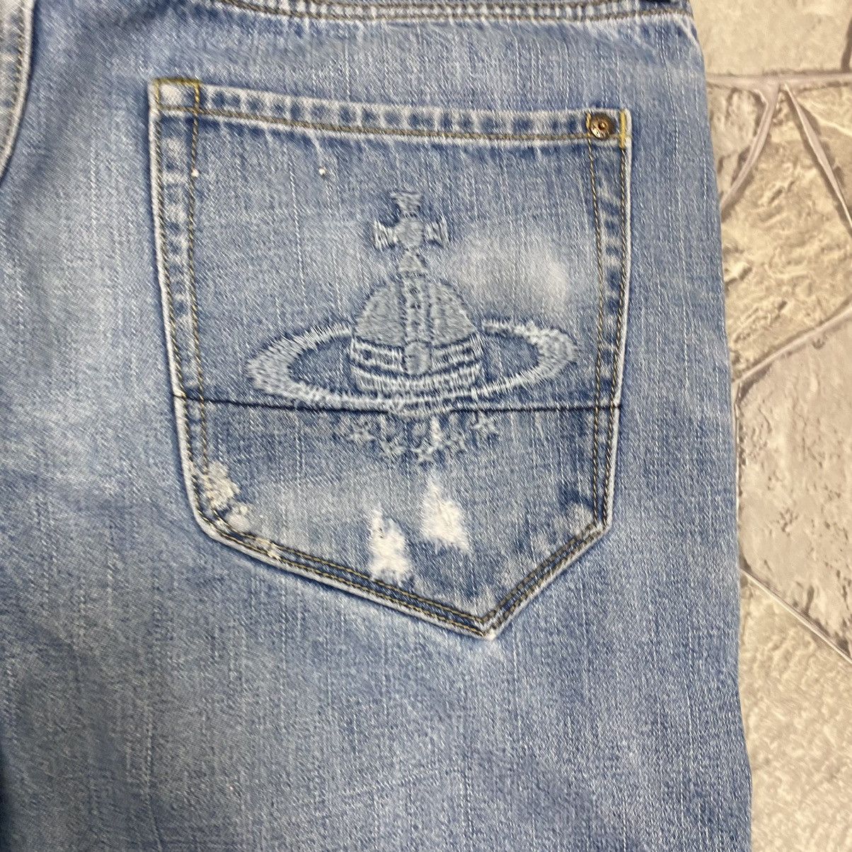 Vintage Vivienne Westwood Big LogoDenim Jeans Size US 32 / EU 48 - 4 Thumbnail