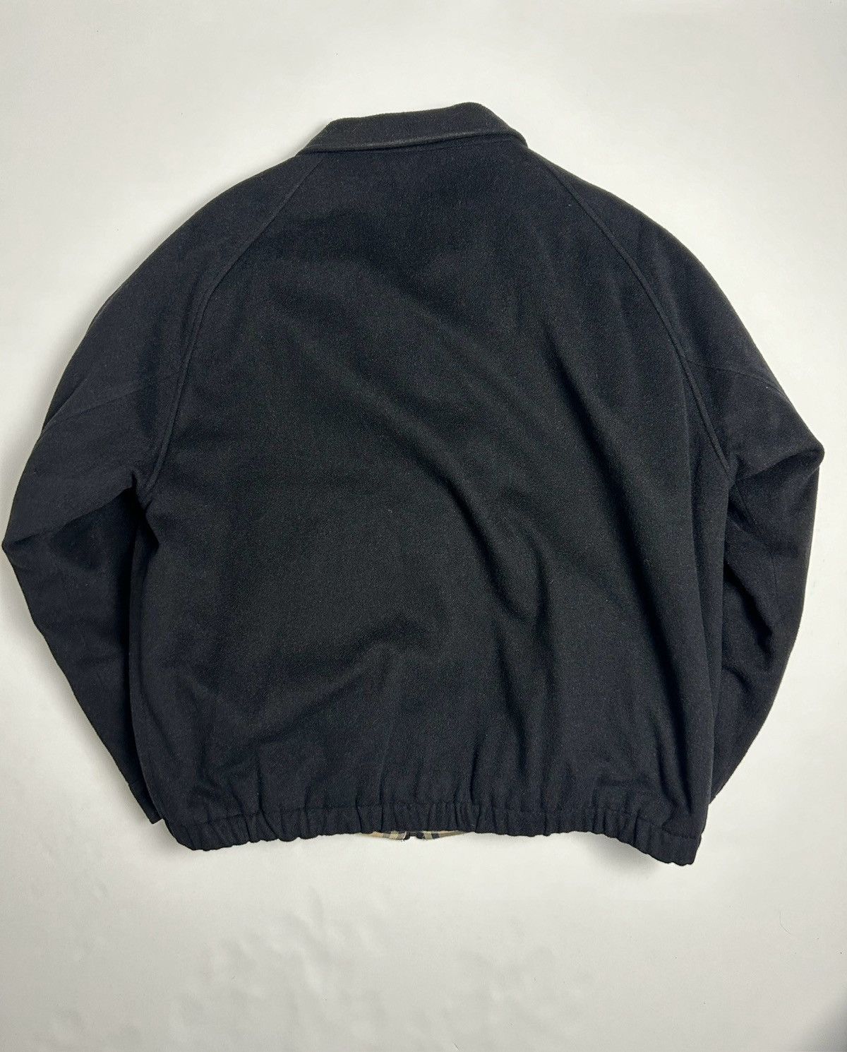 Burberry × Vintage Burberry Cashmere Bomber Size US XL / EU 56 / 4 - 4 Thumbnail