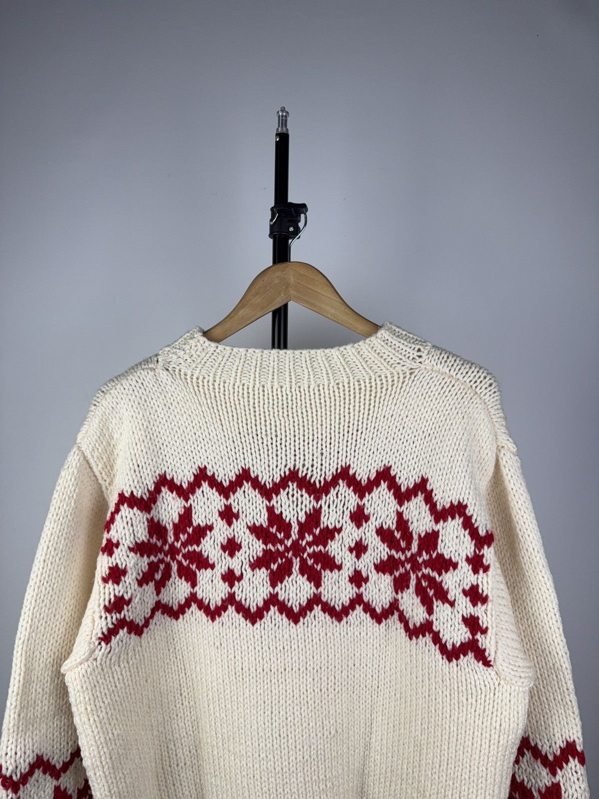 Japanese Brand × Vintage Sweater White Knit Basic Streetwear Avant-garde Grunge Y2K Size US L / EU 52-54 / 3 - 6 Thumbnail