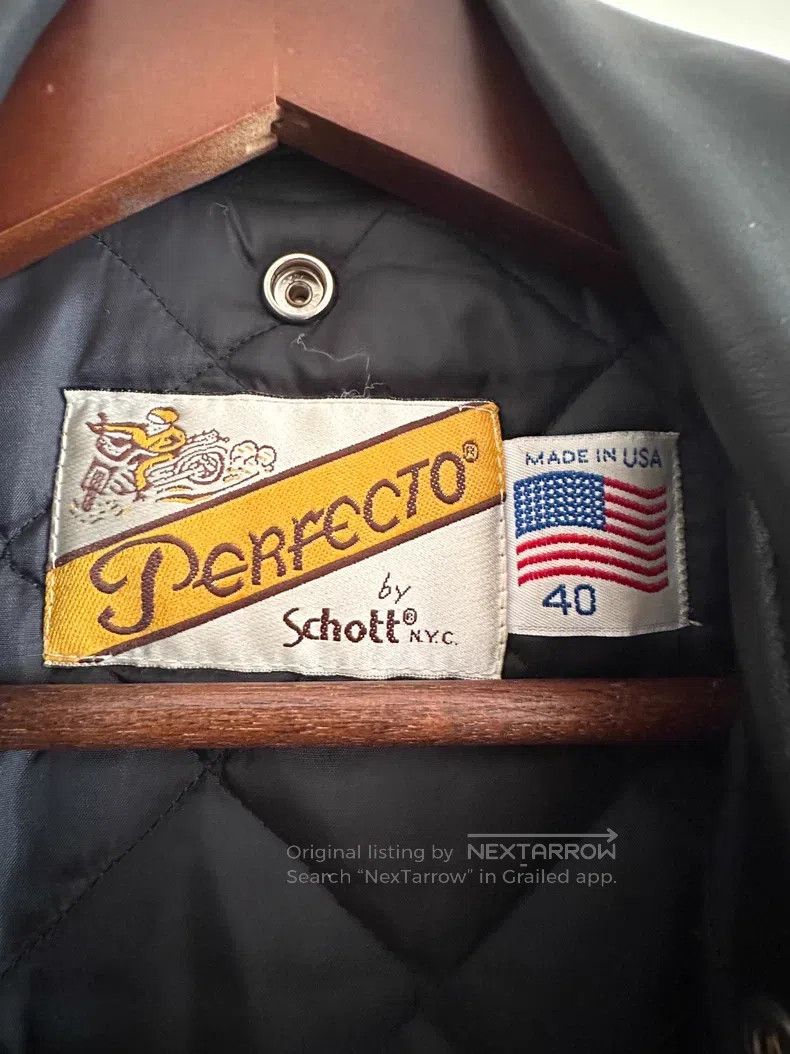 Schott Schott NYC American classic cable-stayed castrated cowhide Size US XXS / EU 40 - 3 Thumbnail
