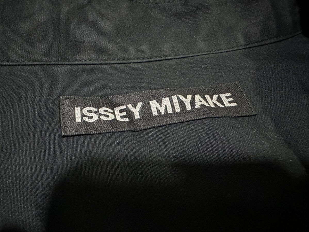 Issey Miyake 🔥Late 90s Vintage Issey Miyake Black Shirt Size US L / EU 52-54 / 3 - 6 Thumbnail