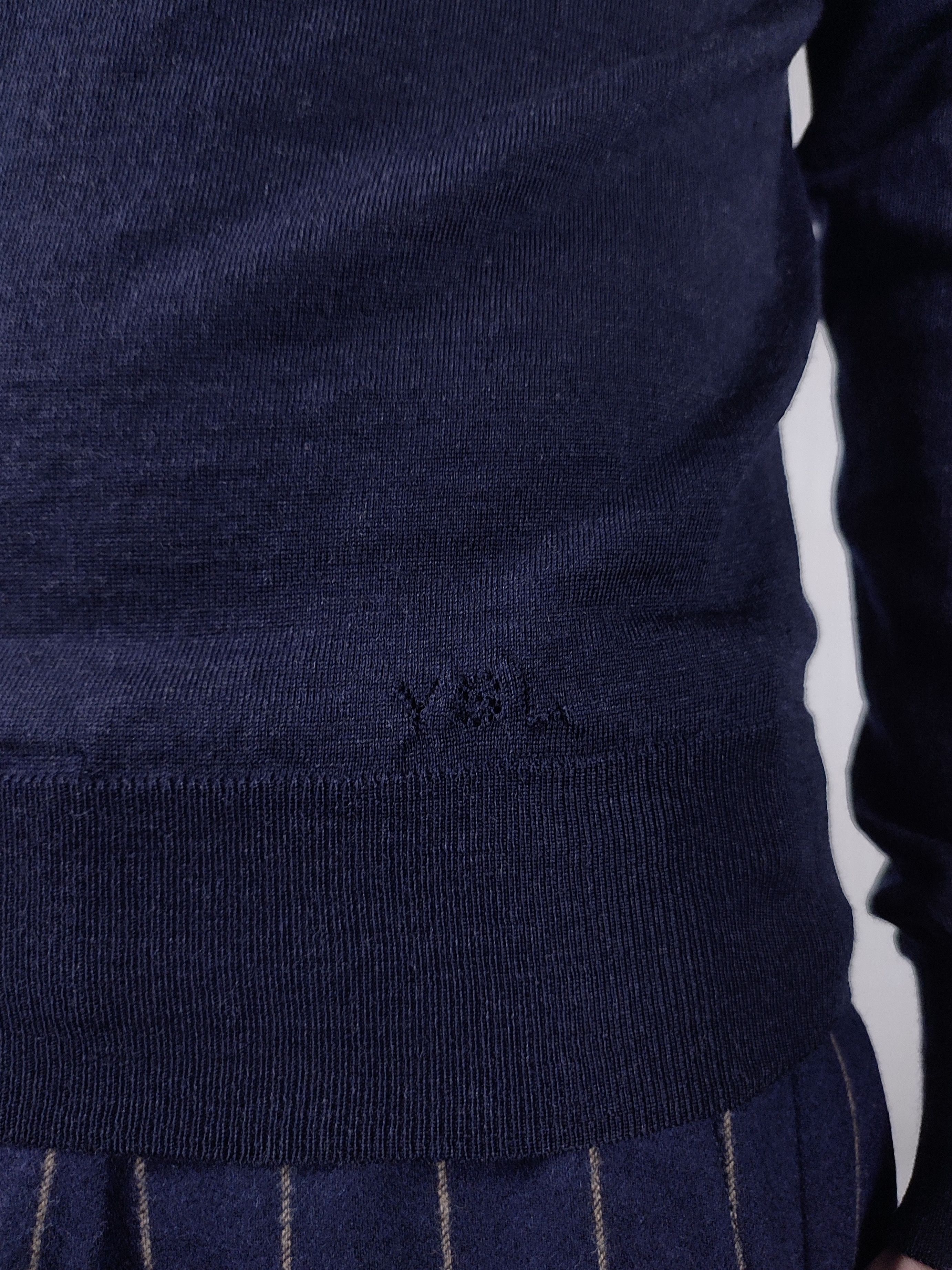 Saint Laurent Paris Yves Saint Laurent YSL Logo Wool Knit Jumper Sweater Size US M / EU 48-50 / 2 - 2 Thumbnail
