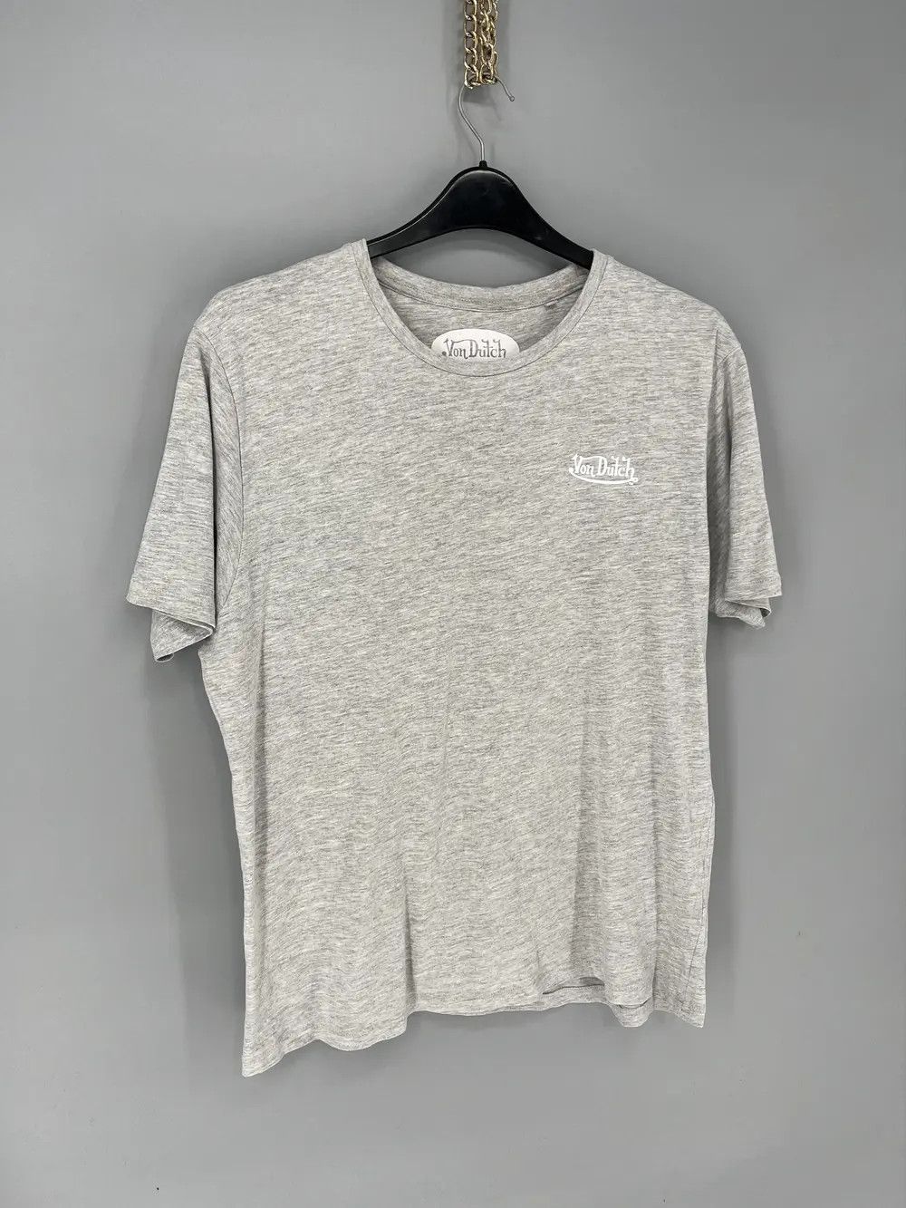 Other Vintage Von Dutch Y2K Mini Logo Grey T-Shirt Size US XL / EU 56 / 4 - 2 Thumbnail