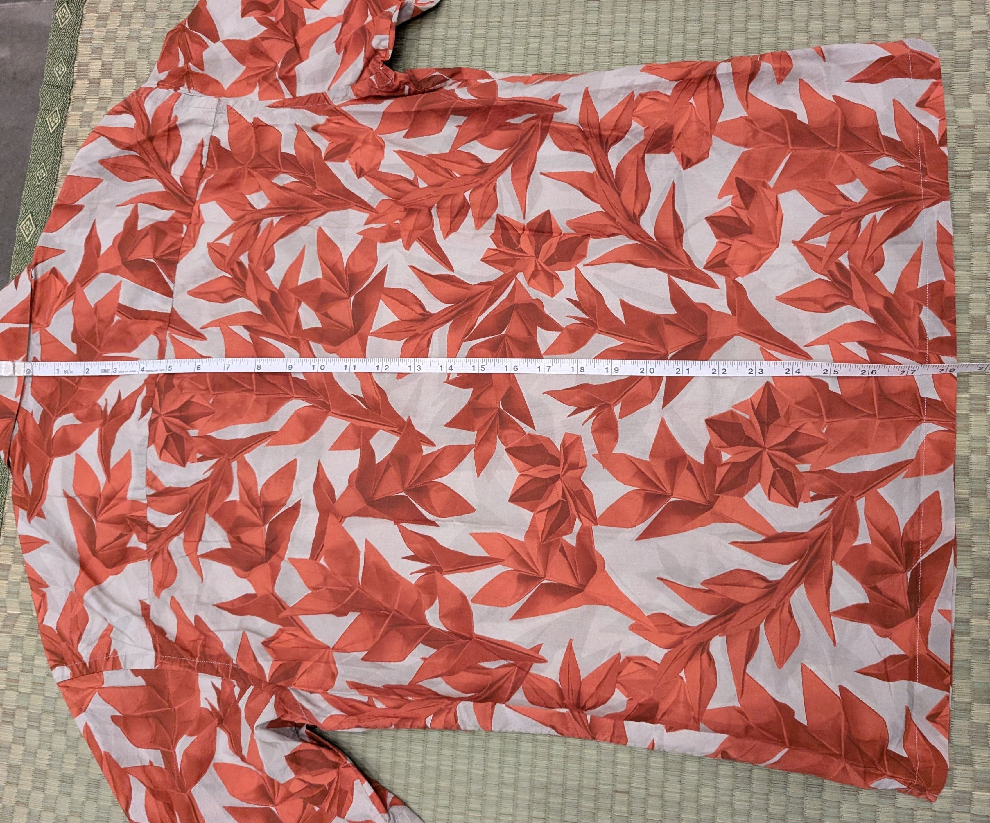 Z Zegna Z Zegna Floral Print Cotton Short Sleeve Button Up Shirt Size US M / EU 48-50 / 2 - 6 Thumbnail