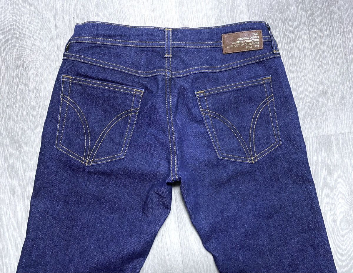 Dolce & Gabbana D&G Woman Wonder Dark Blue Tight Fit Jeans Denim Luxury Size 25" / US 0 / IT 36 - 24 Thumbnail