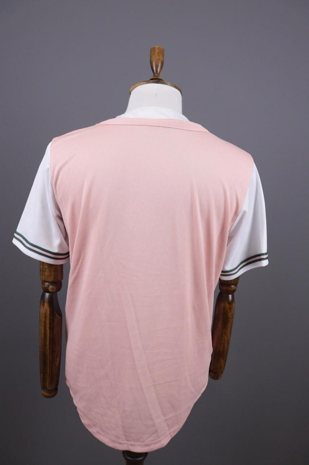 Karl Kani Karl Kani Pink Summer Embroidered This Baseball Shirt Sz L Size US L / EU 52-54 / 3 - 9 Thumbnail