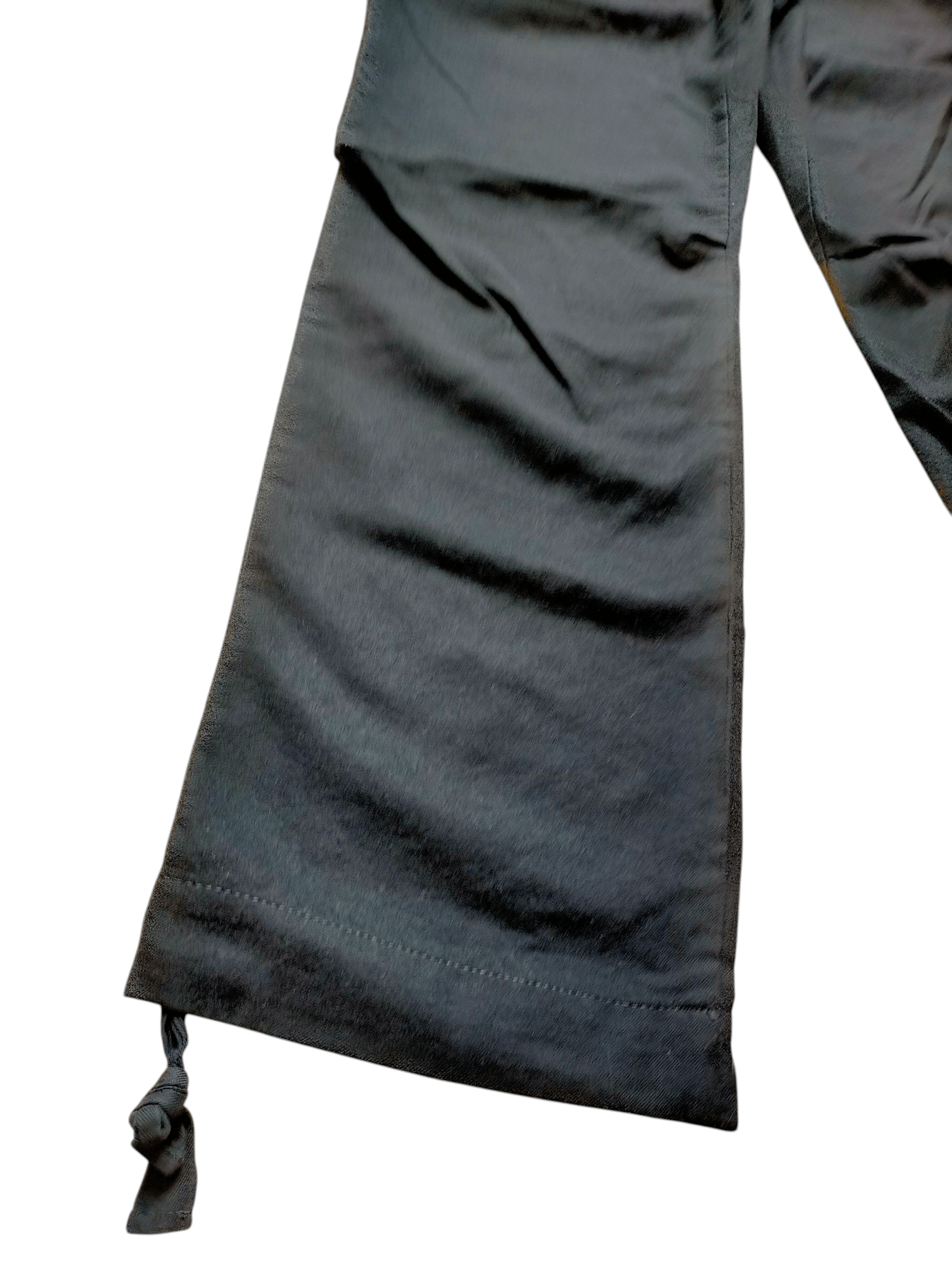 Yohji Yamamoto Y'S Yohji Yamamoto Rayon Wool Trouser Black Pants Size US 32 / EU 48 - 9 Thumbnail