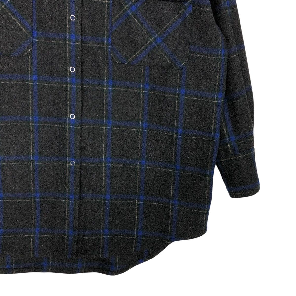 Japanese Brand × Vintage 📌Vintage Chore Worker Flannel Jacket Tartan Issey Miyake Size US M / EU 48-50 / 2 - 6 Thumbnail