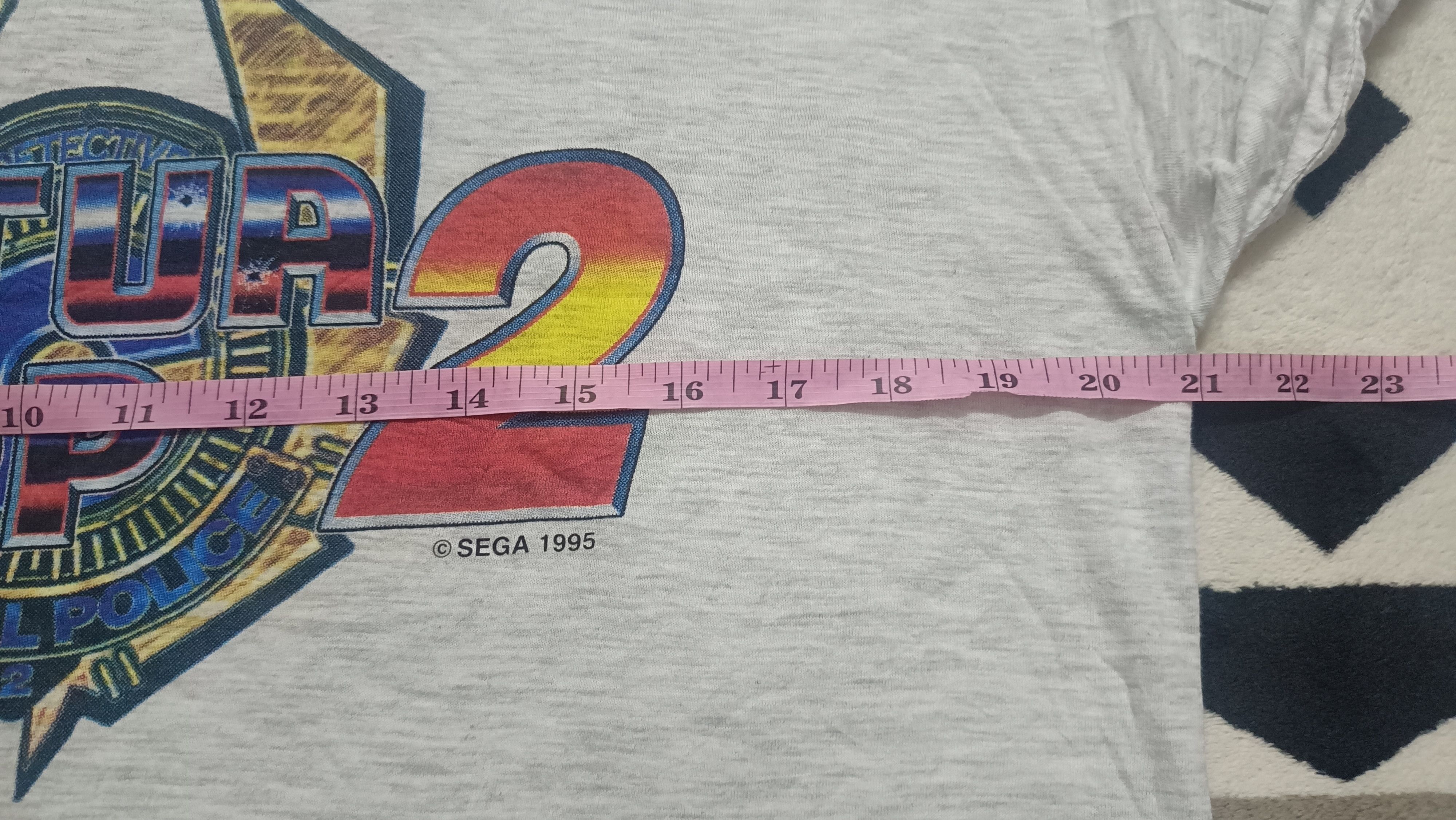 Vintage 🔥🔥Rare Vintage 90s Virtua Cop 2 Special Police L.S. Tee Size US M / EU 48-50 / 2 - 6 Thumbnail