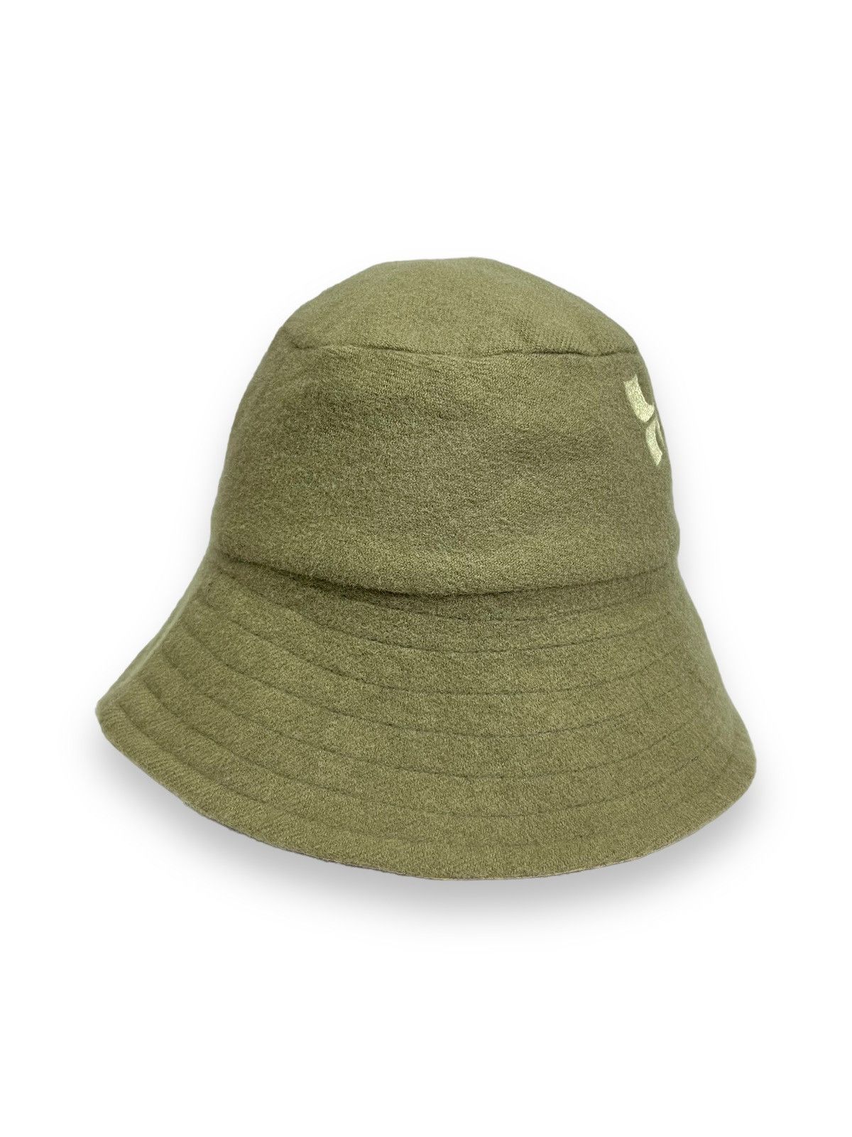 Courreges Vintage 80’s COURREGES Lambswool Bucket Hat Made In Italy Size ONE SIZE - 5 Thumbnail