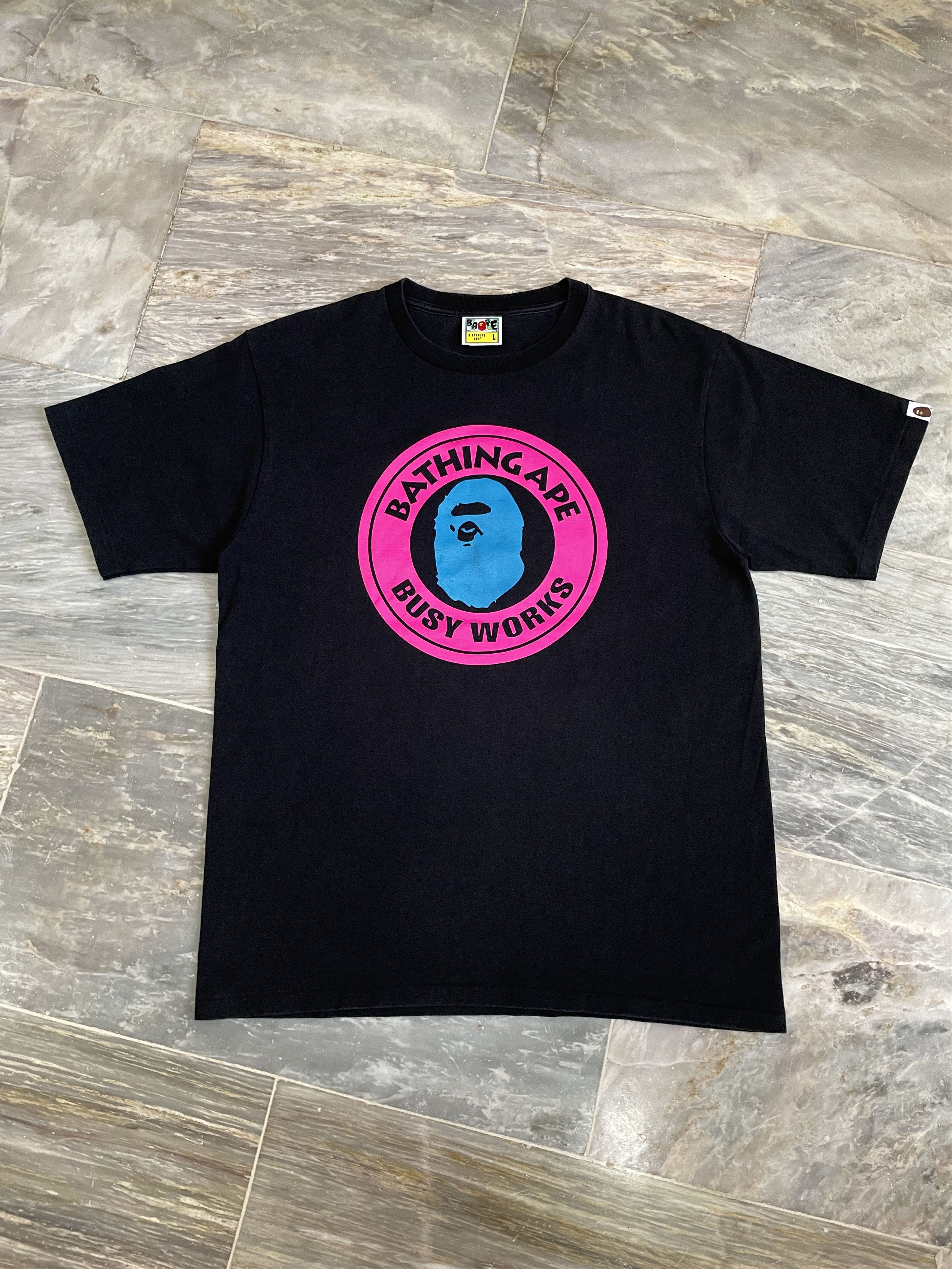 Bape Bape Neon Busy Works Tee Size US L / EU 52-54 / 3 - 1 Thumbnail