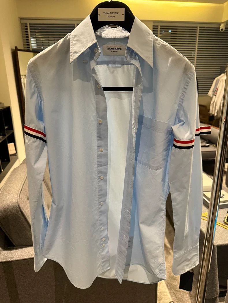 Thom Browne Thom Browne Classic double-sleeved shirt 2503-Nextarrow Size US S / EU 44-46 / 1 - 1 Thumbnail