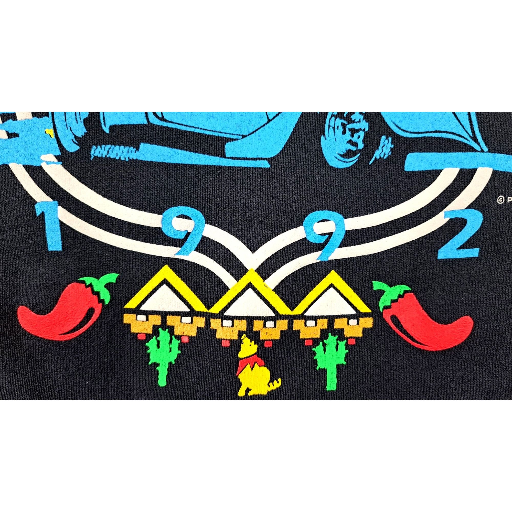 Fruit Of The Loom Vintage Tulsa State Fair Sweatshirt Glow In Dark Hot Rod 2XL Size US XXL / EU 58 / 5 - 7 Thumbnail
