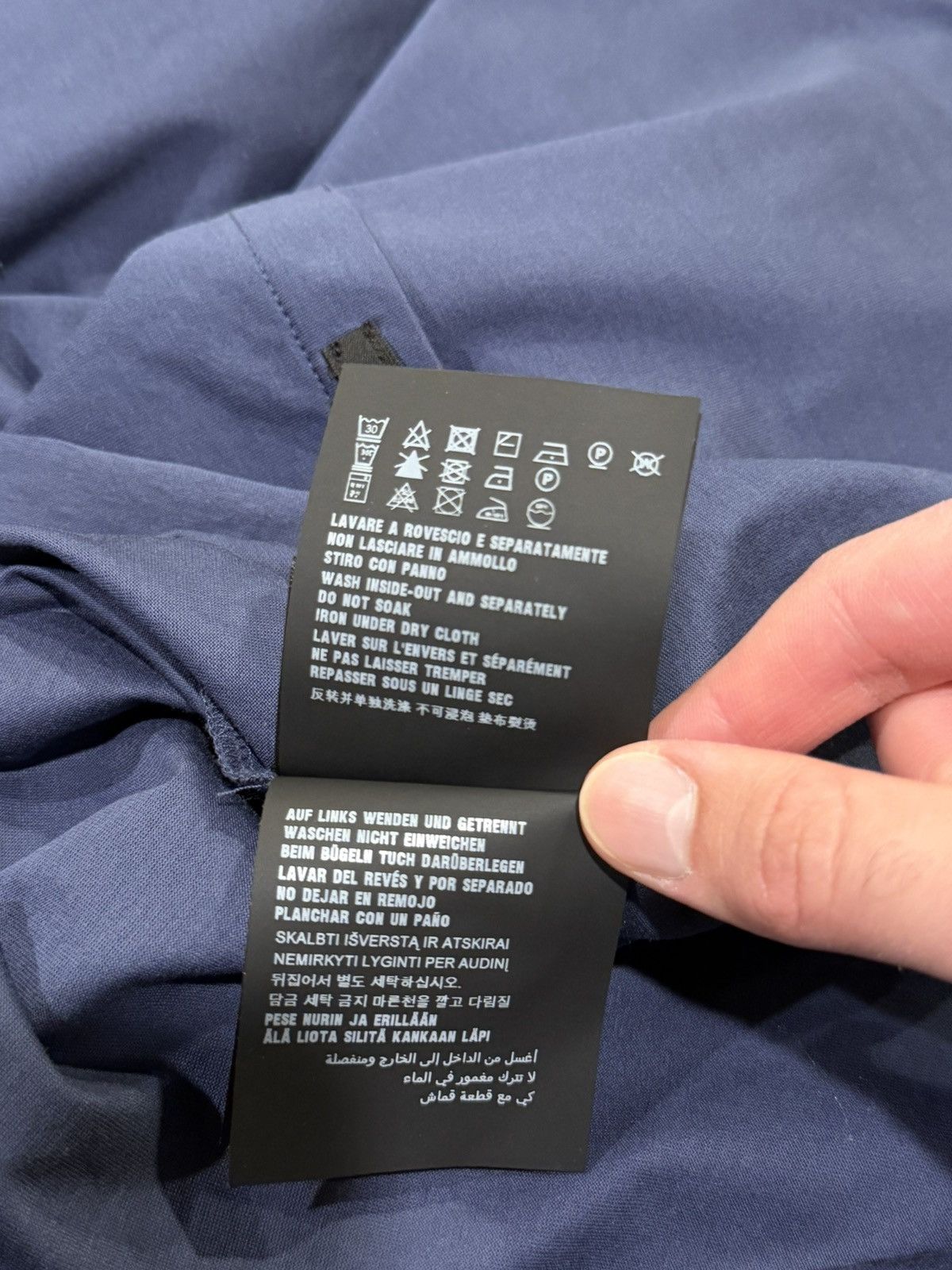 Prada Prada Navy Blue Pocket Mini Logo T-Shirt Size US XXL / EU 58 / 5 - 18 Thumbnail