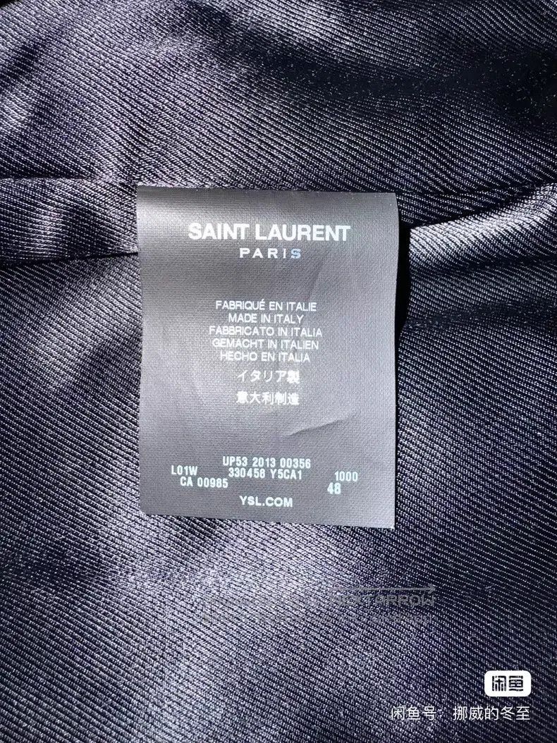 Saint Laurent Paris Saint Laurent Paris Lamb Leather Biker Leather Jacket i Size US M / EU 48-50 / 2 - 5 Thumbnail