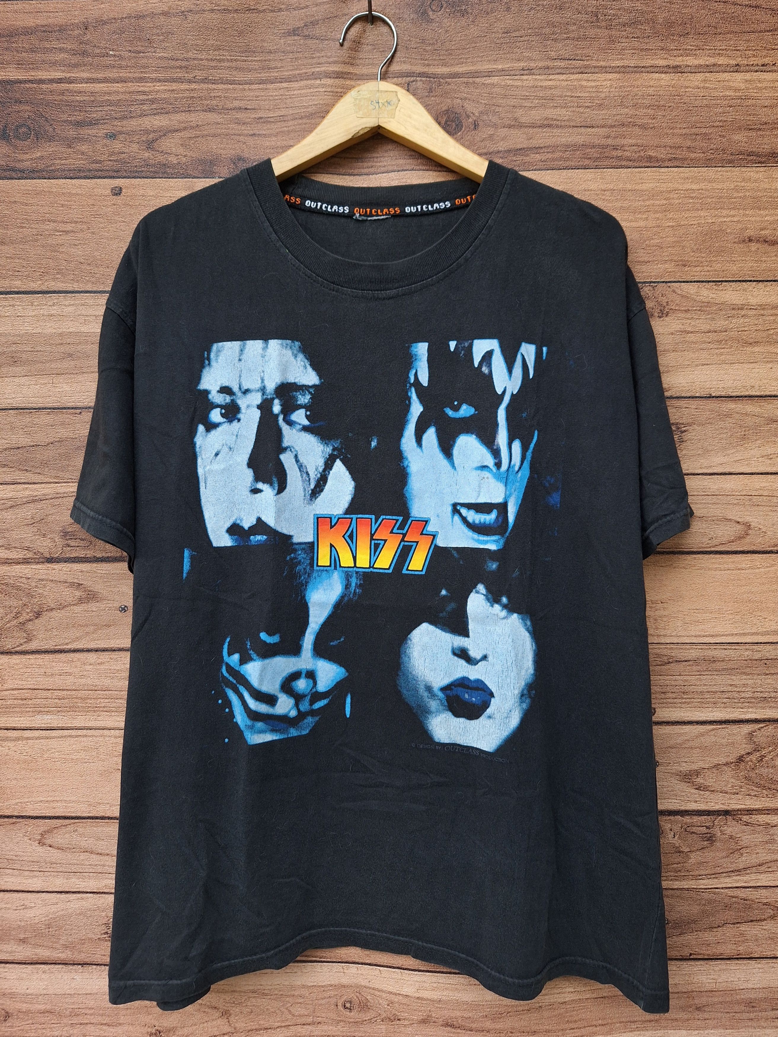 Vintage 🔥RARE🔥 Vintage 90s Kiss band album very best graphic Size US L / EU 52-54 / 3 - 1 Thumbnail