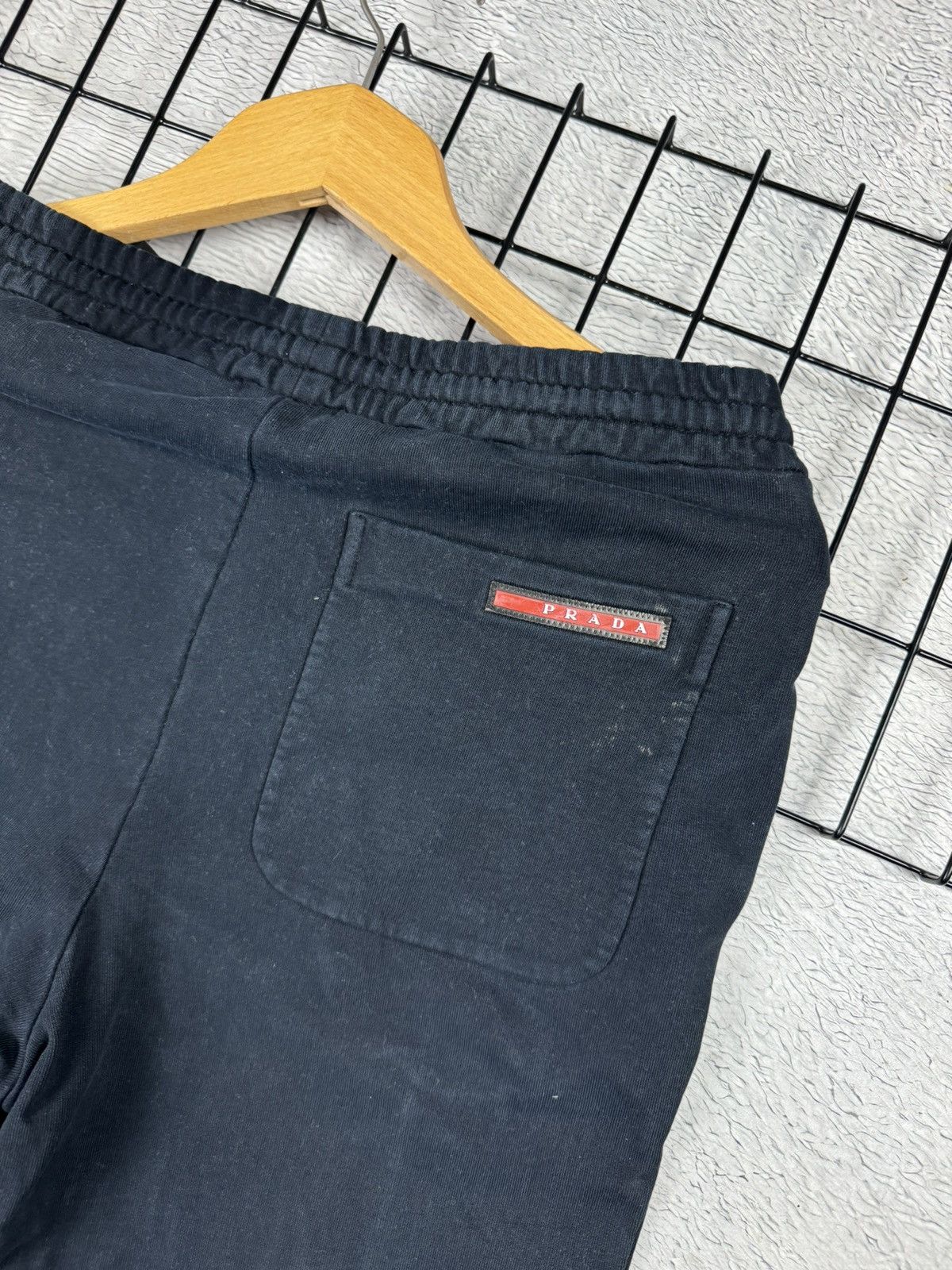 Prada × Vintage PRADA Red tab joggers sweatpants Black oldmoney XS size Size US 30 / EU 46 - 13 Thumbnail