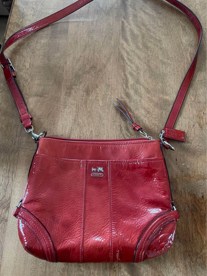 Coach Coach Chelsea Katarina Paprika Patent Leather Hobo Bag Size ONE SIZE - 3 Thumbnail