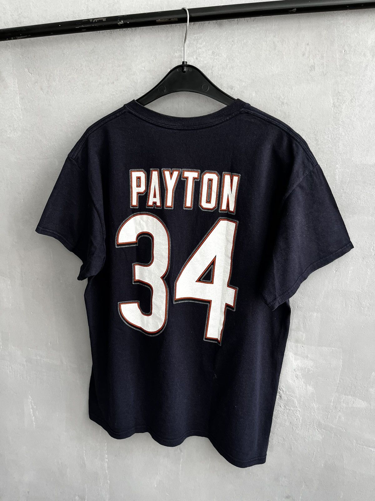 NFL × Vintage Y2k NFL Walter Payton Chicago Shirt Faded Big Logo Graphic Size US L / EU 52-54 / 3 - 4 Thumbnail