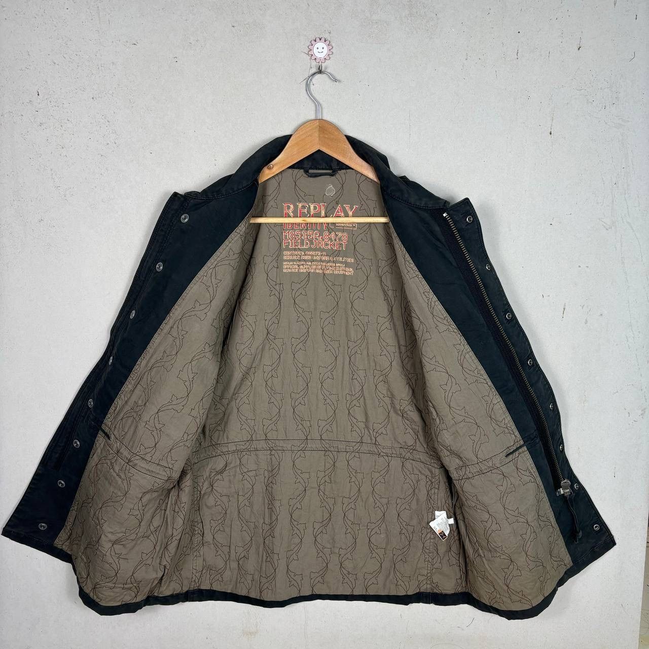 Replay Vintage Replay Identity Field Jacket M65 Poseidon Large Size US L / EU 52-54 / 3 - 3 Thumbnail