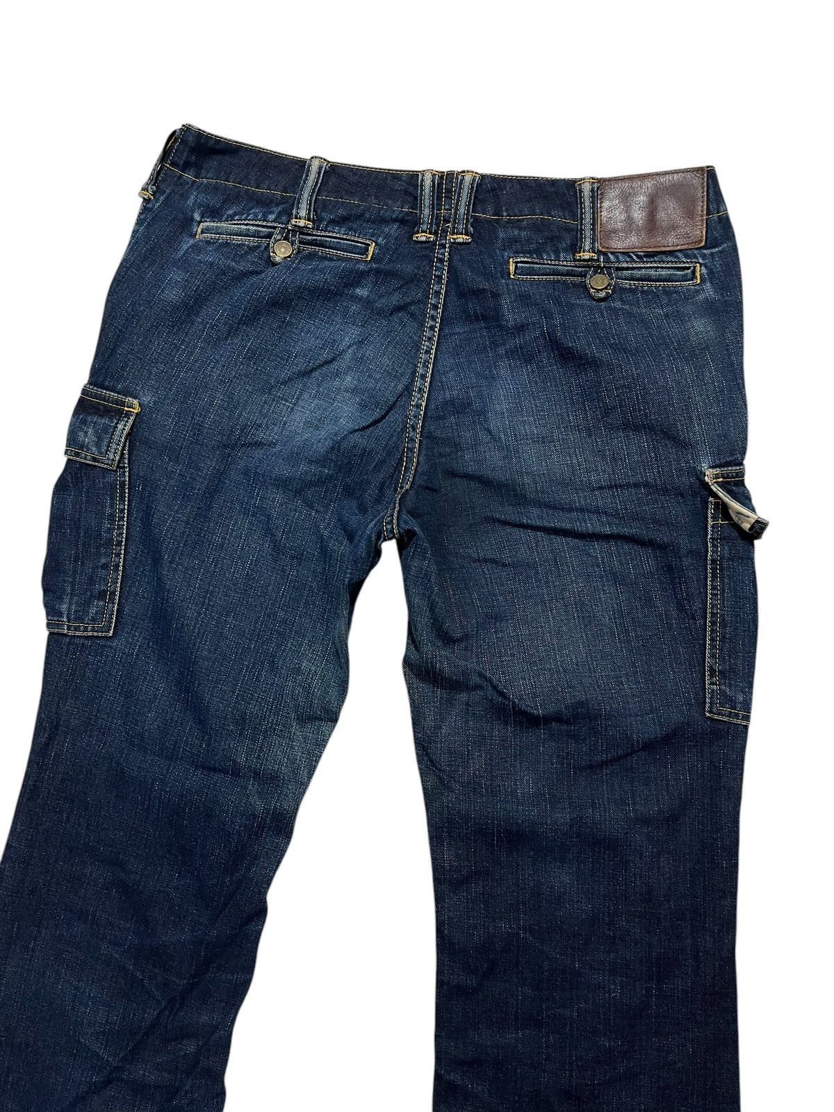 Japanese Brand × TMT × Vintage TMT JAPANESE BRAND DENIM CARGO JEANS Size US 34 / EU 50 - 4 Thumbnail