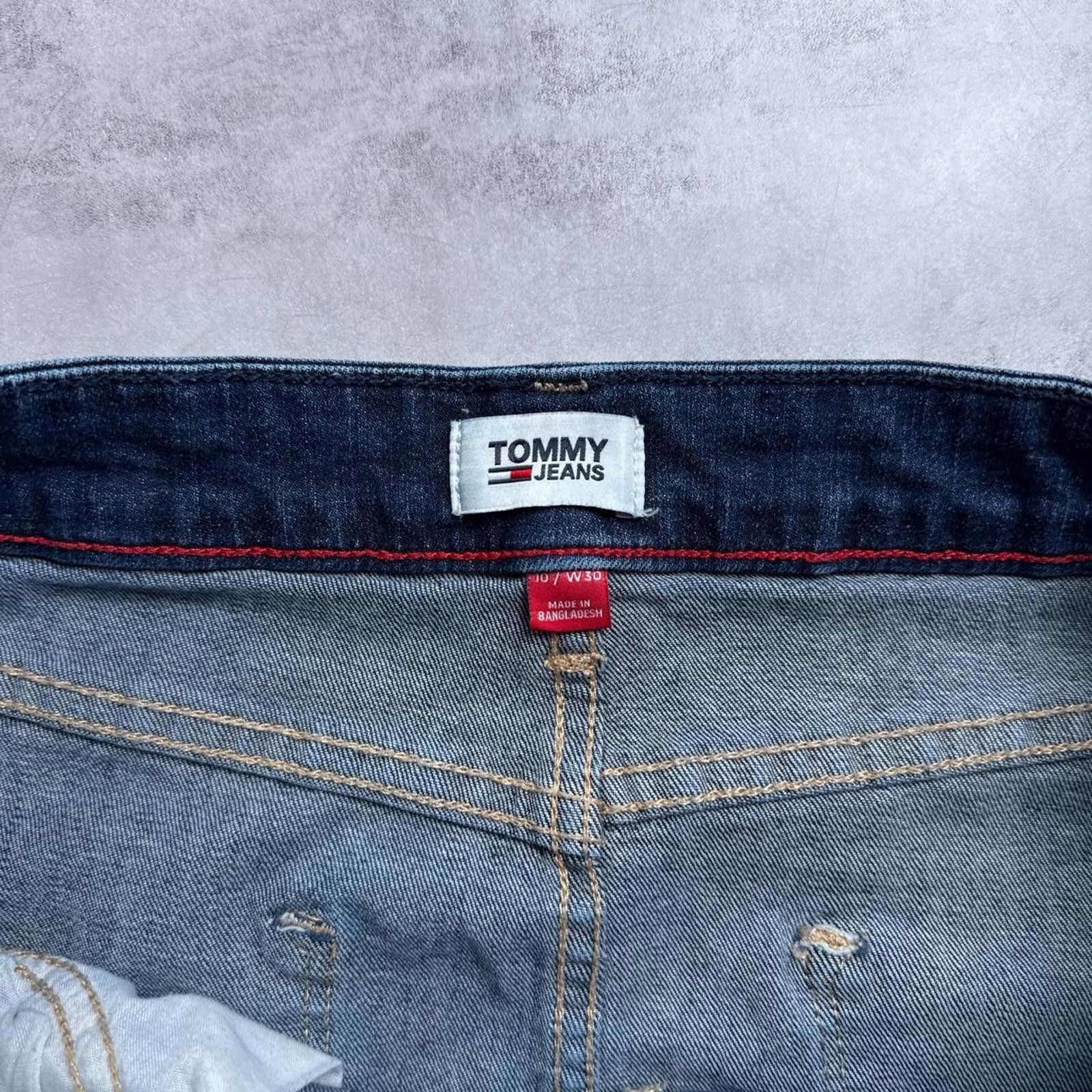 Tommy Hilfiger Y2K Tommy Hilfiger 00s Denim Skirt Size 32" / US 10 / IT 46 - 3 Thumbnail