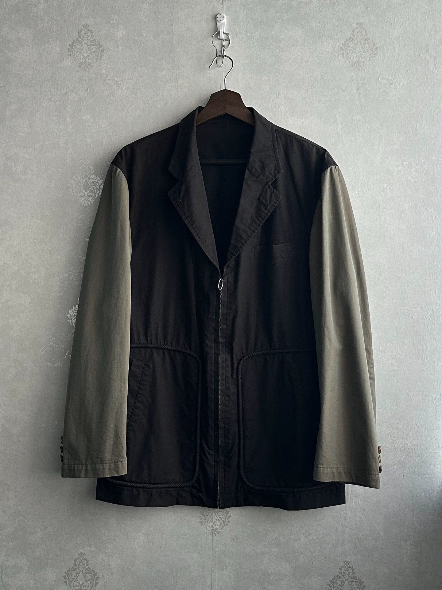 Comme des Garcons Comme des Garçons Homme patchwork sleeve blazer Size 38R - 1 Thumbnail