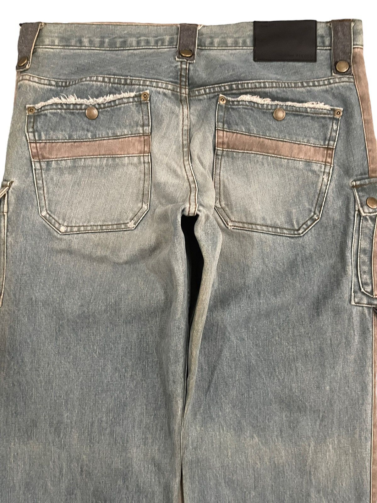 Nicole Club Vintage Japan Monsieur Nicole Cargo Style Loose Jeans Size US 34 / EU 50 - 4 Thumbnail