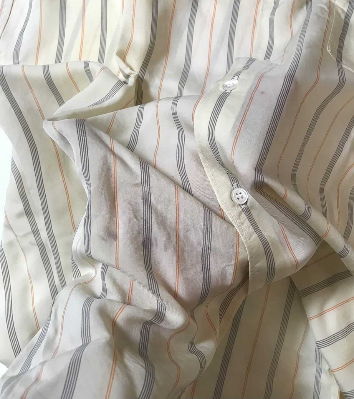 Comme des Garcons Cdg homme AD2005 flowy striped button up Size US L / EU 52-54 / 3 - 9 Thumbnail