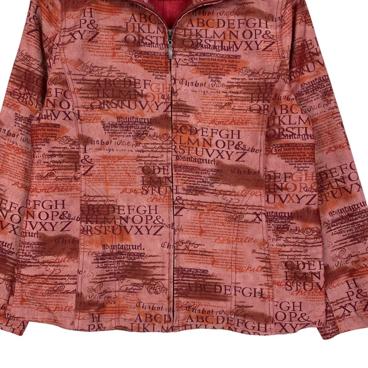 Japanese Brand Chardonne Tastefulattire Allover Print Zipper Jacket Size US S / EU 44-46 / 1 - 4 Thumbnail