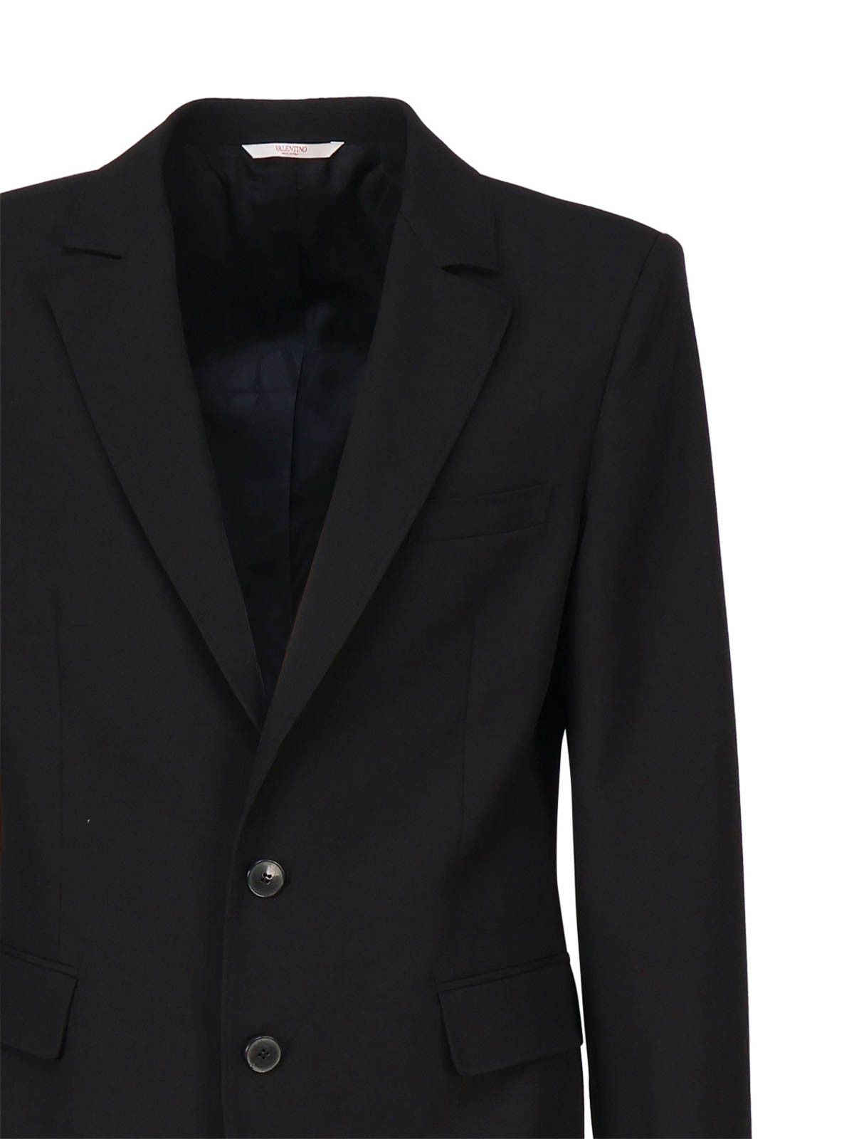 Valentino o1y0525 Logo Blazer in Black Size US S / EU 44-46 / 1 - 2 Thumbnail