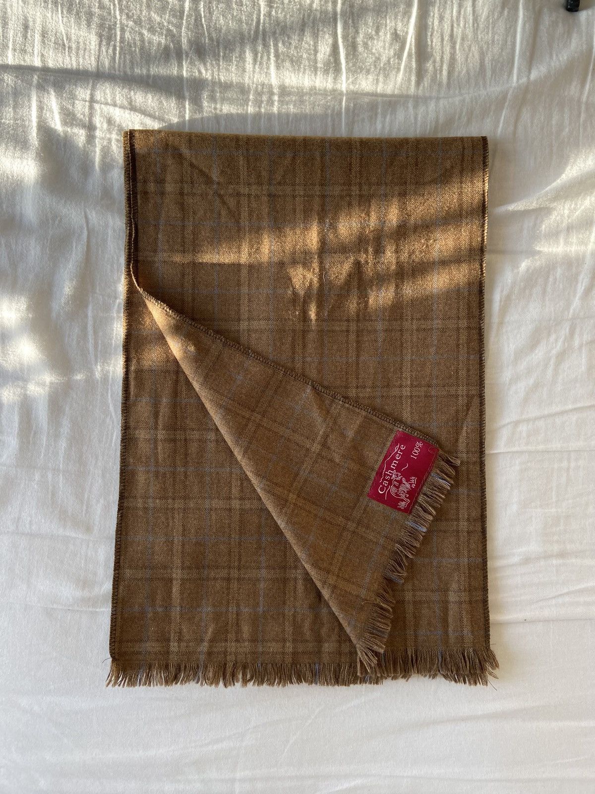 Vintage Vintage cashmere scarf Size ONE SIZE - 1 Thumbnail
