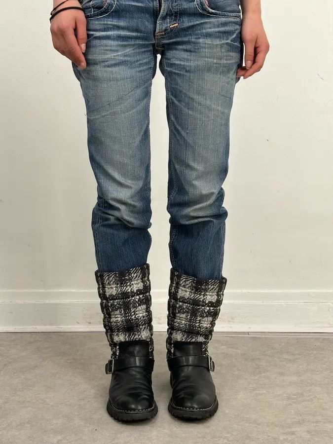 Chanel Chanel Black Leather Quilted Biker Boots Size US 8 / IT 38 - 3 Thumbnail