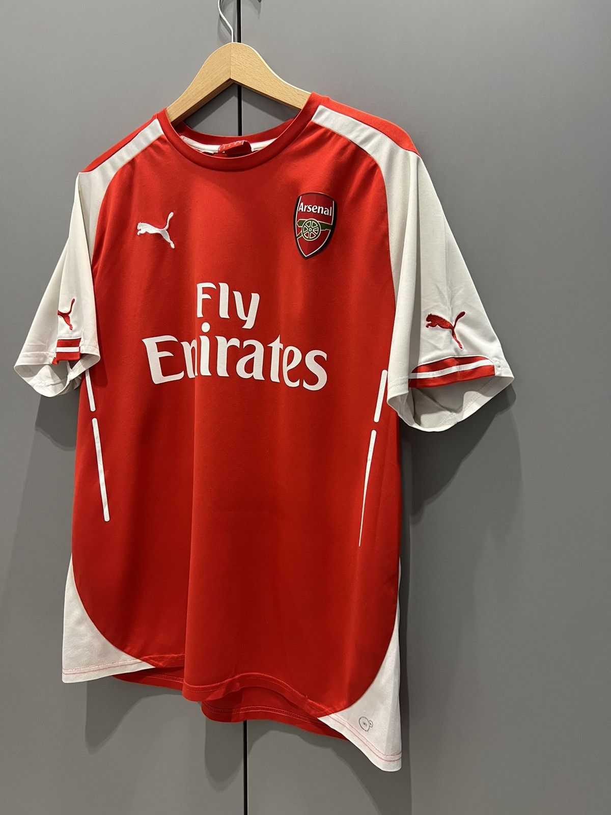 Puma Puma Arsenal Football Shirt Mens 14-15 Home Jersey Size US XL / EU 56 / 4 - 2 Thumbnail