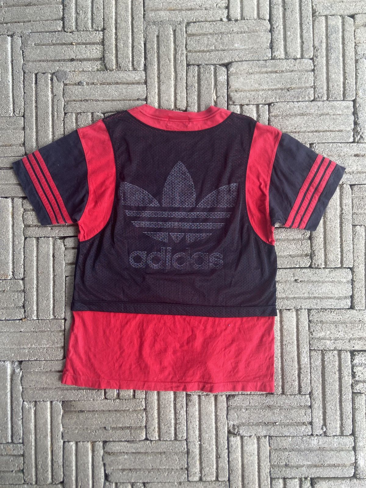 Adidas × Descente × Vintage Vintage ADIDAS mesh layering (double layer) Size US M / EU 48-50 / 2 - 6 Thumbnail