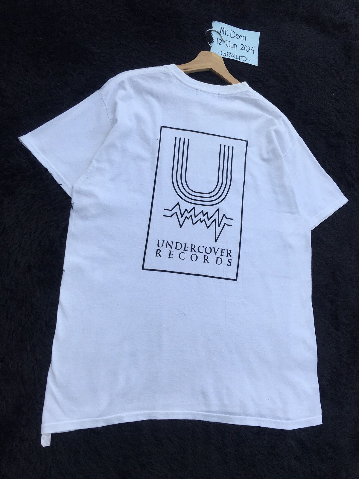 Undercover Rare UNDERCOVER Records “WAHNFRIEDEN” Spellout Tshirt Size US L / EU 52-54 / 3 - 18 Thumbnail