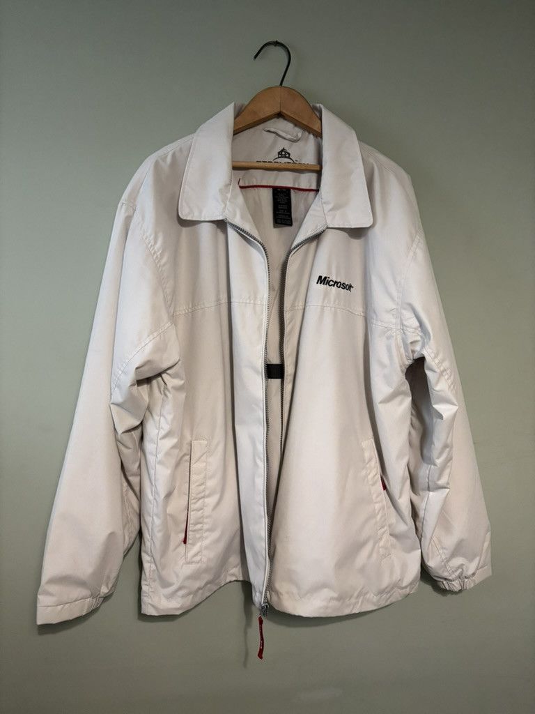 Microsoft Vintage 90s MICROSOFT Employee Windbreaker Jacket Size US XL / EU 56 / 4 - 13 Thumbnail