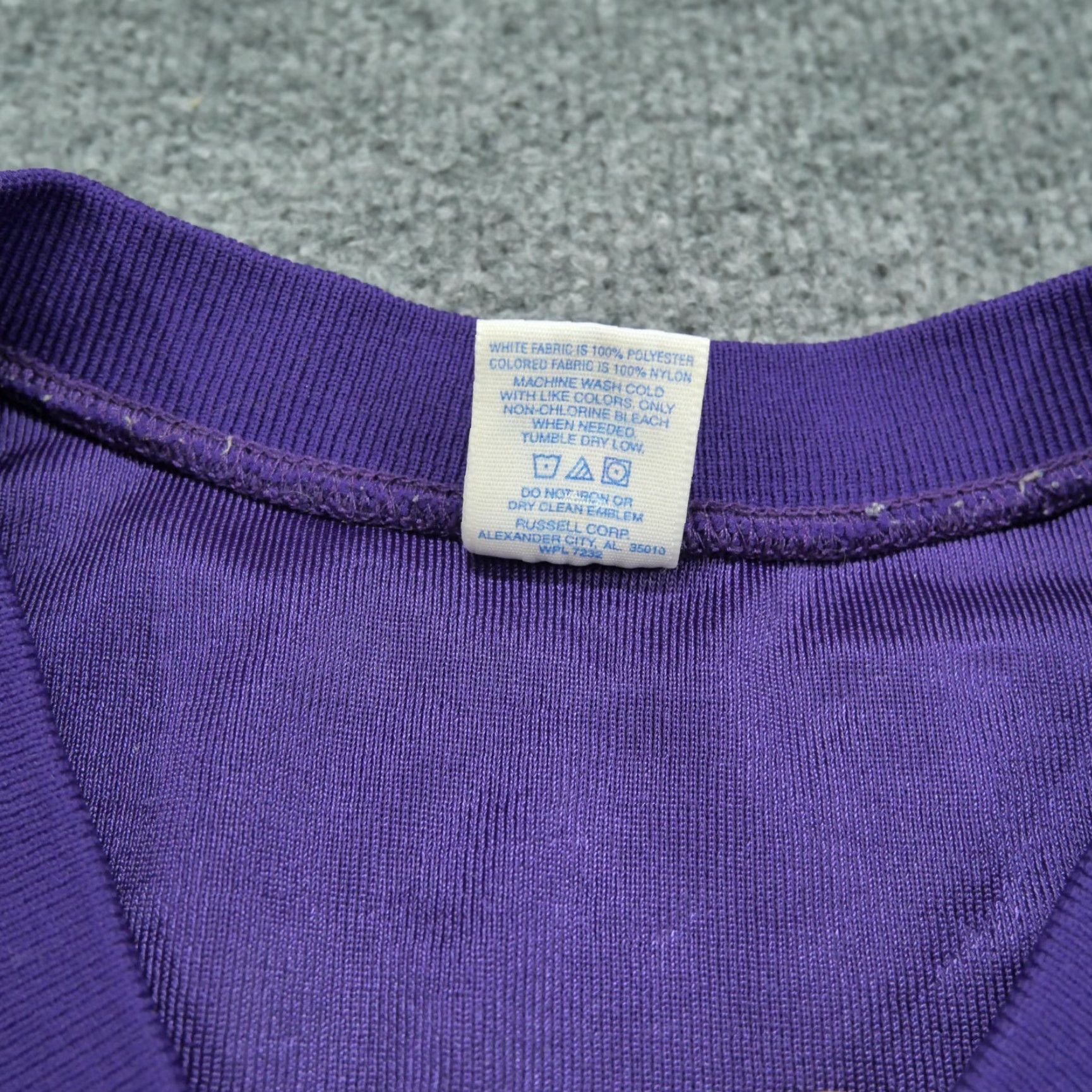 Russell Athletic VINTAGE Russell Athletic Jersey Mens 2XL Purple Football Jerseys 90s Adult 2XL Mens Football Jersey Purple Russell Athletic 90s Size US XXL / EU 58 / 5 - 6 Thumbnail