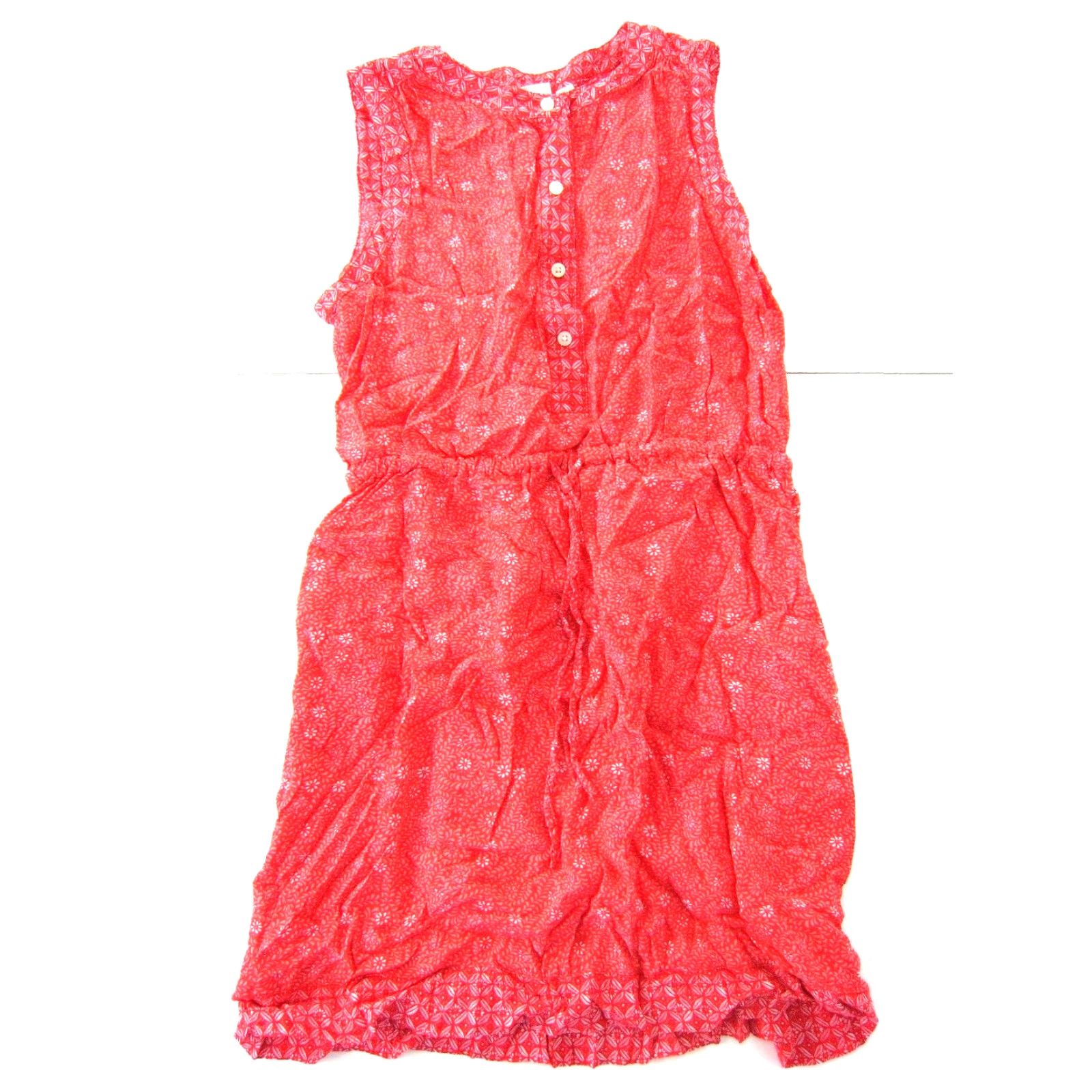 Gap GAP Pink Red White Floral Sleeveless Pocket Sheath Tank Sun Dress S Size S / US 4 / IT 40 - 2 Thumbnail