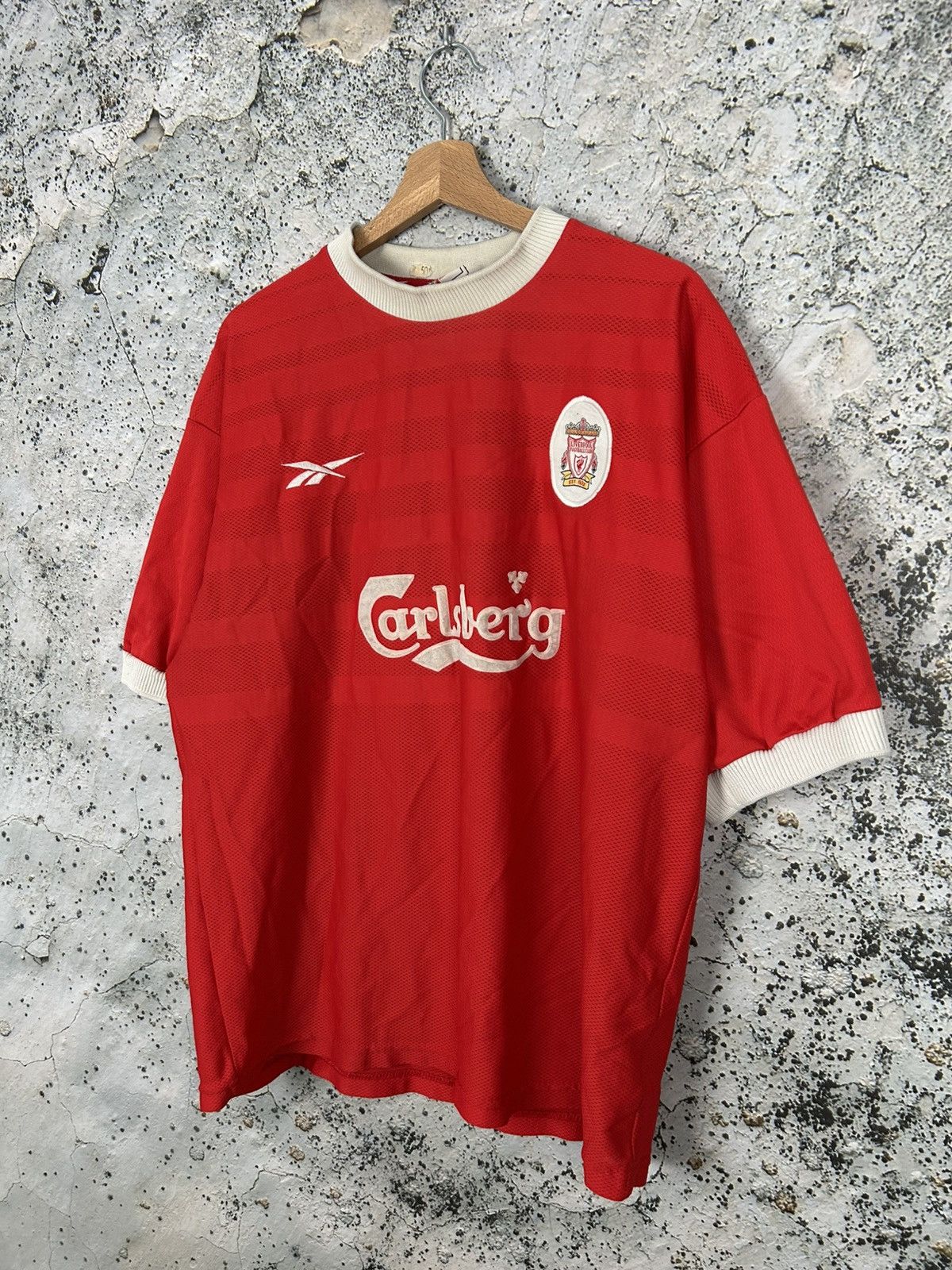 Reebok Vintage Liverpool FC Reebok 90s Soccer Jersey Football Rare Size US XL / EU 56 / 4 - 2 Thumbnail