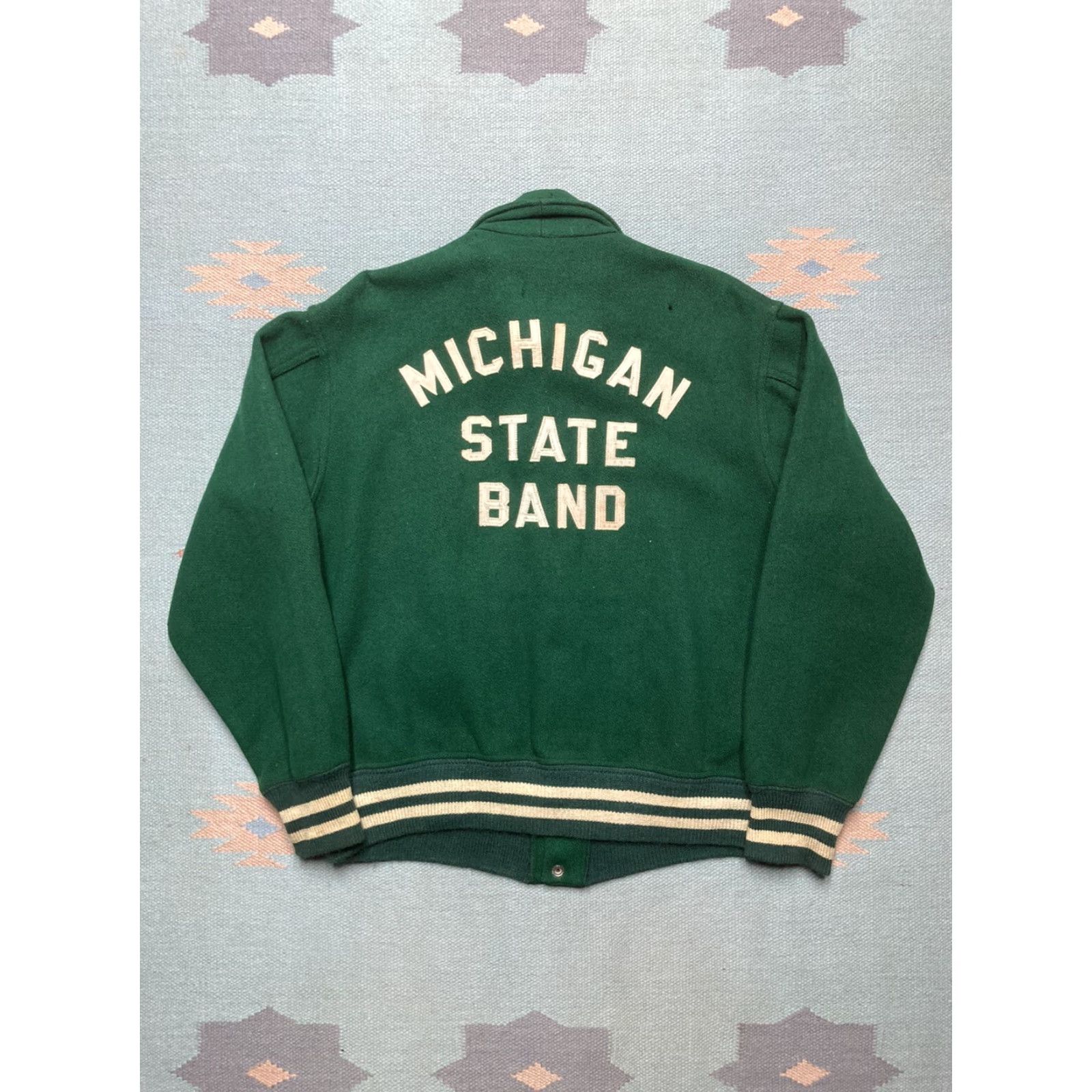 Vintage VINTAGE Michigan State University MSU band jacket Wool varsity Large 1950s 60s Men’s Womens Girls Boys Size US L / EU 52-54 / 3 - 2 Thumbnail