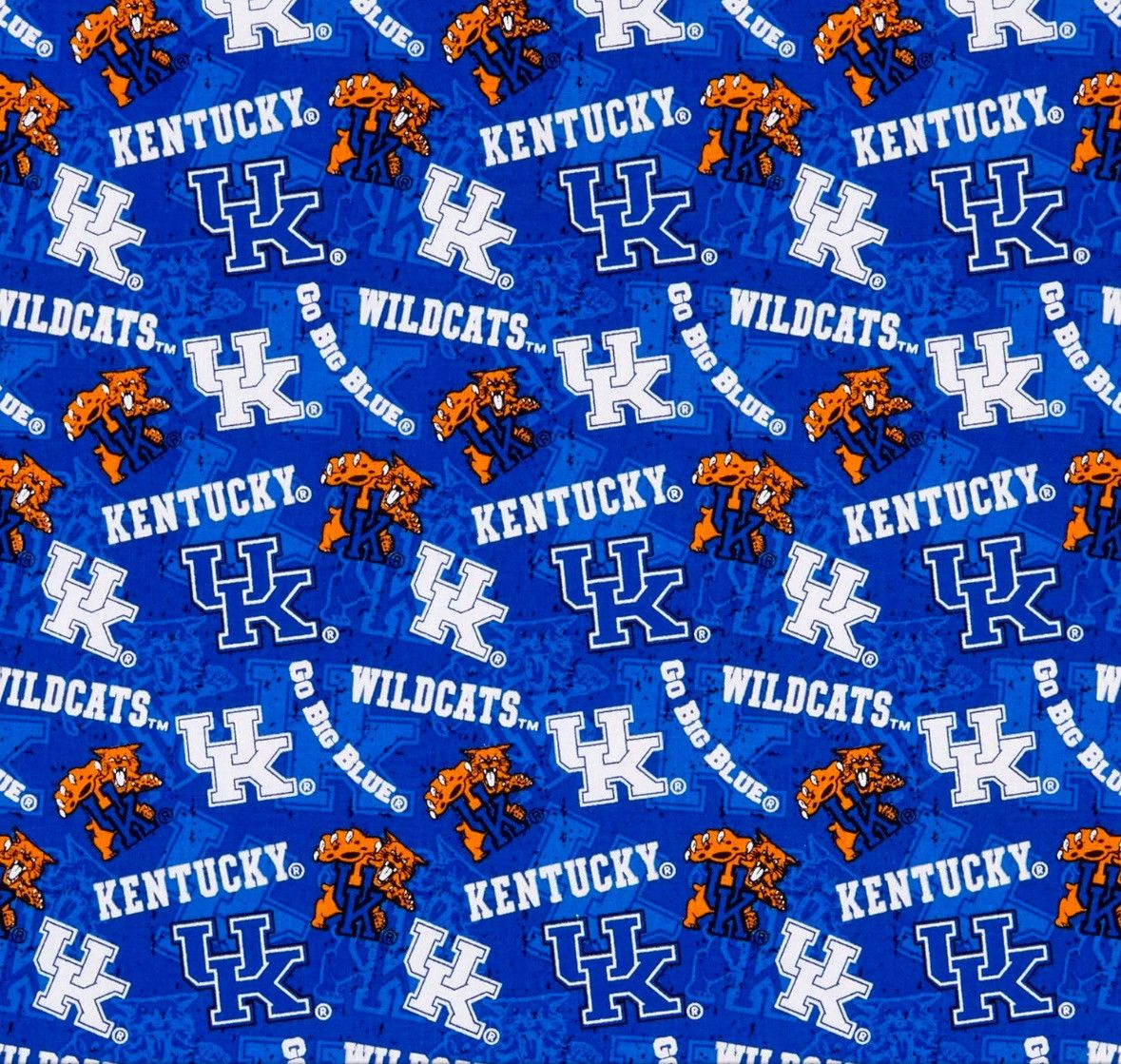 NCAA × Vintage University Of Kentucky Wrapping Paper 30”x5” (12.5 SQ. FT.) Size ONE SIZE - 2 Thumbnail