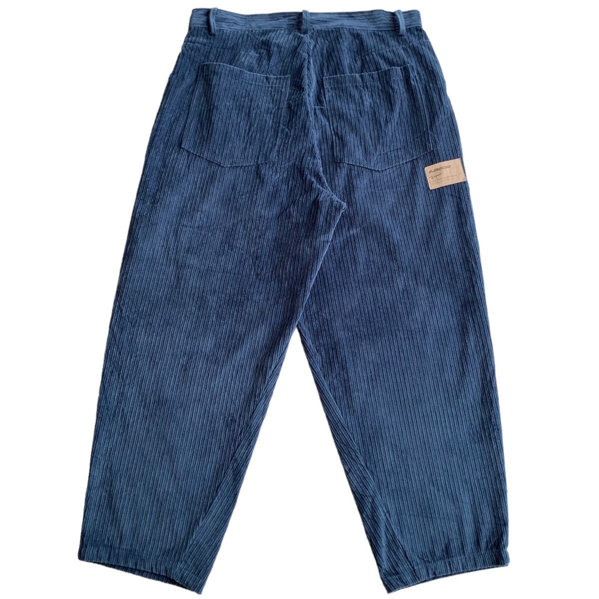 image of Jnco Y2K Bjhg Baggy Corduroy Pants in Dark Blue, Men's (Size 32)