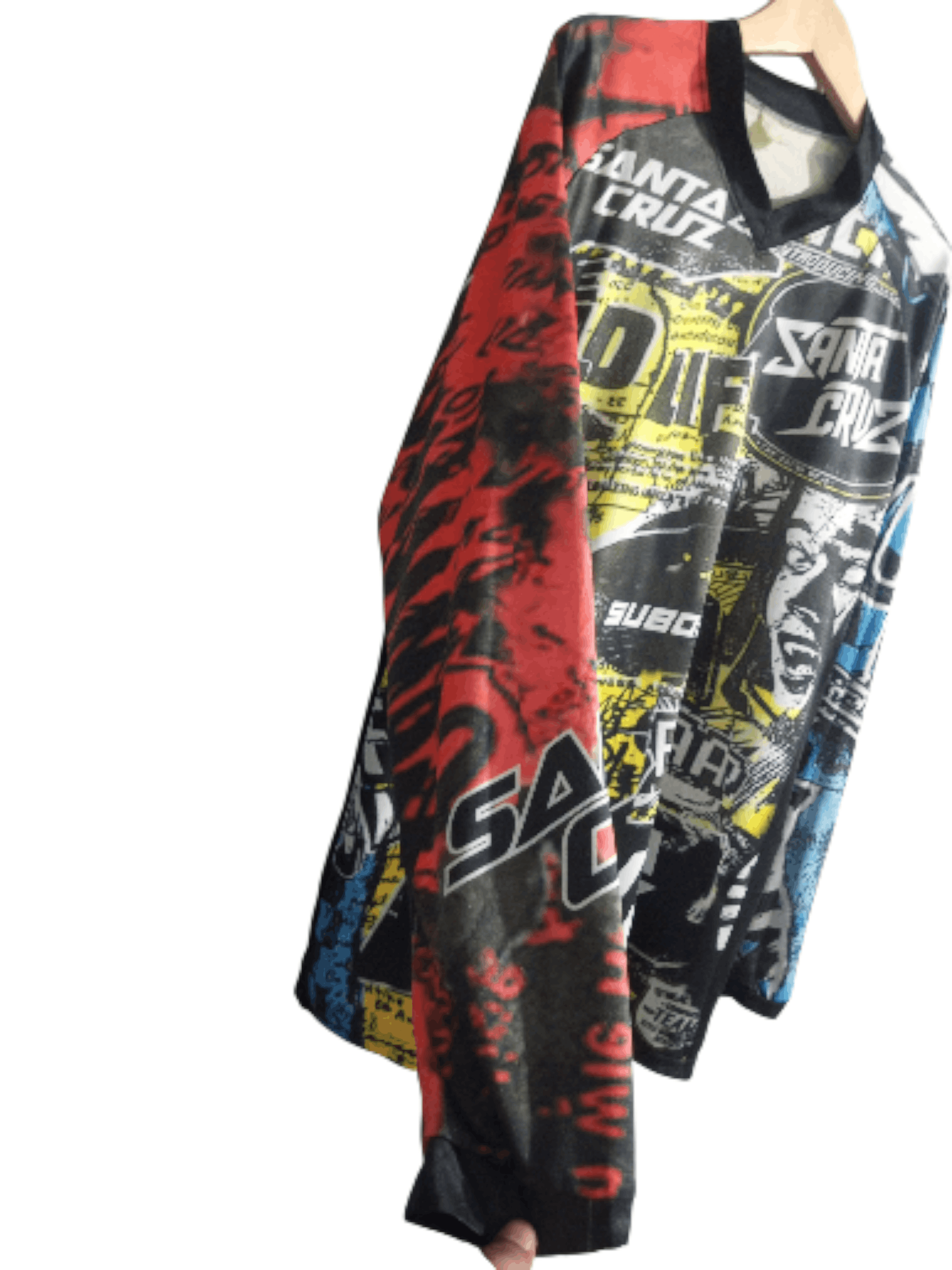 20471120 Vintage santa cruz aop long sleeve jersey Size US XL / EU 56 / 4 - 5 Thumbnail