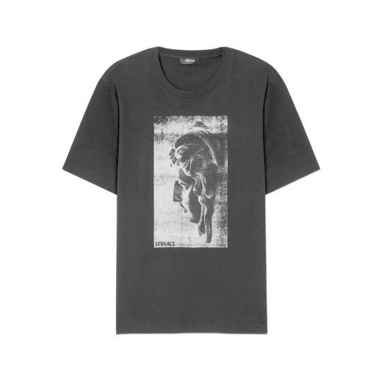 Versace VERSACE Men T-Shirts 1A15085 1013302 1B000 BLACK Size US S / EU 44-46 / 1 - 1 Thumbnail