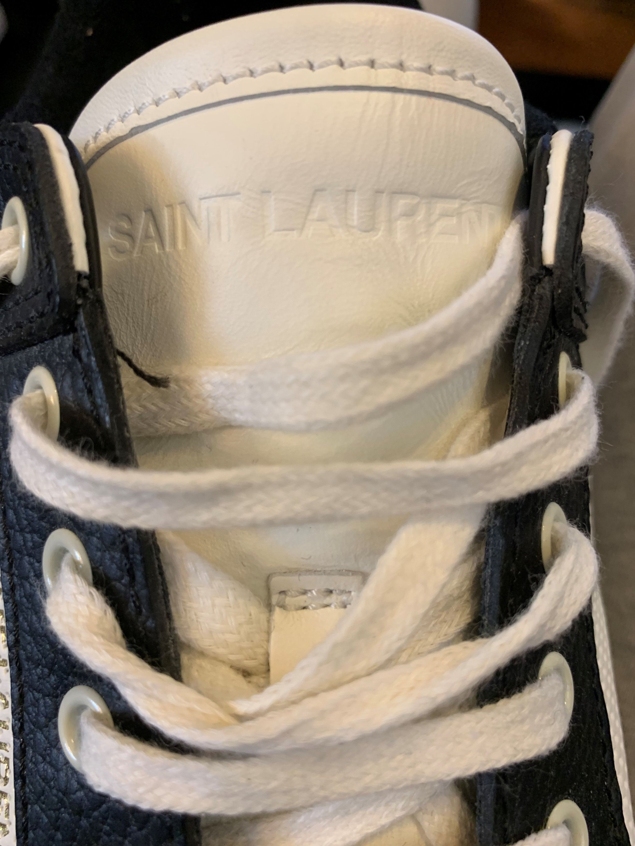 Saint Laurent Paris SL/61 Sneakers in Perforated Leather Size US 11.5 / EU 44-45 - 6 Thumbnail
