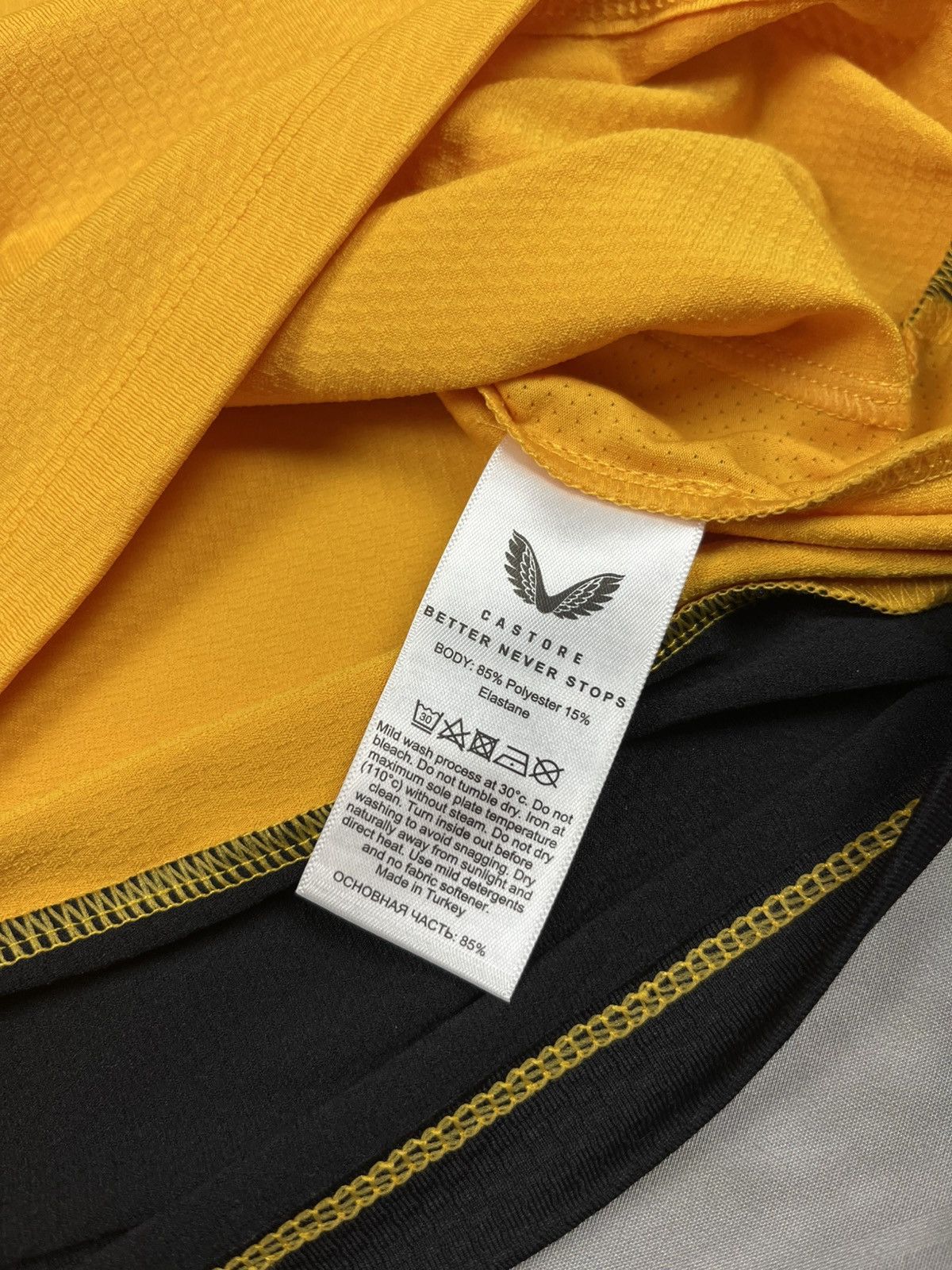 Castore Castore Wolves Pro Training Longsleeve Yellow M (2022-2023) Size US M / EU 48-50 / 2 - 14 Thumbnail